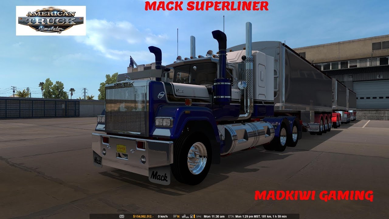American Truck Simulator Mack Superliner e9 V8