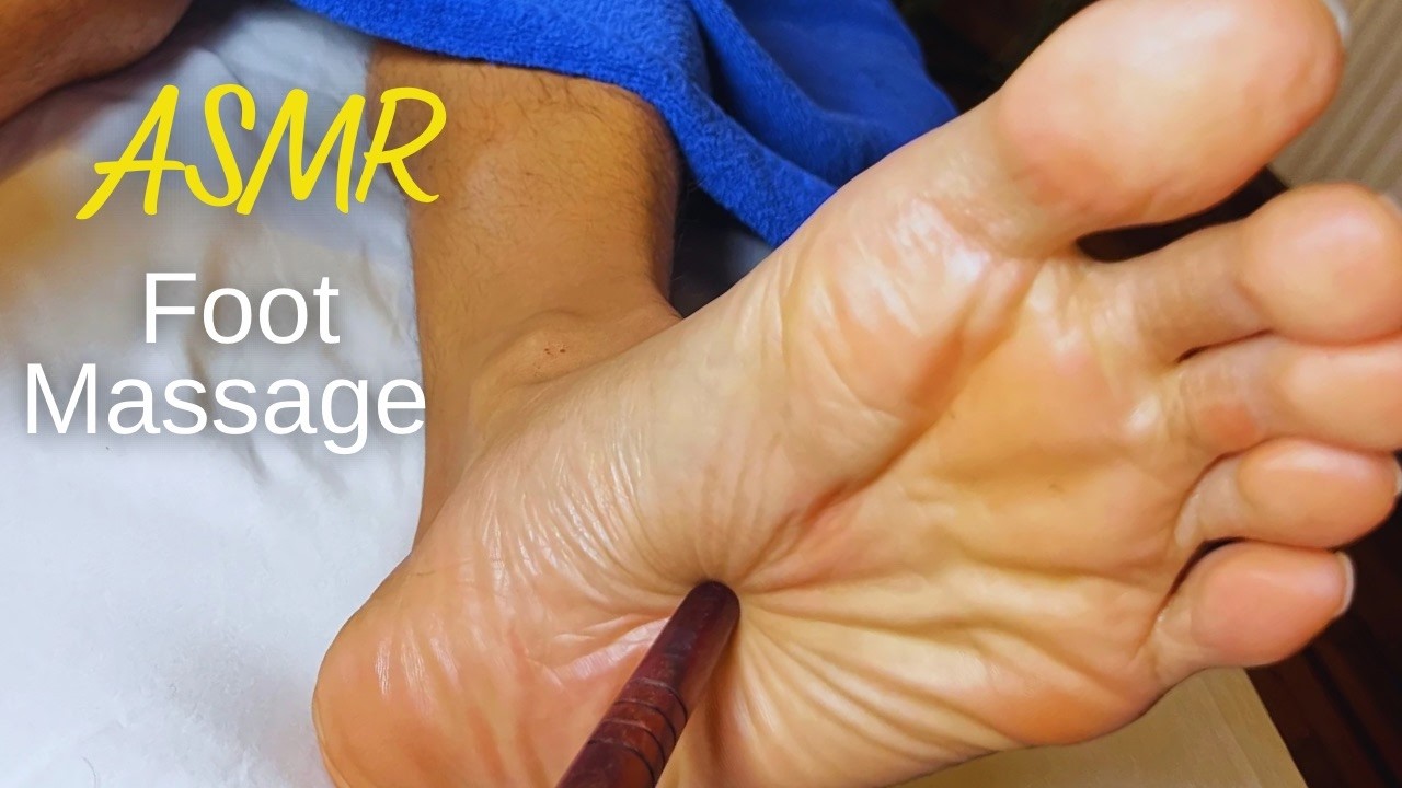 The Magic of the Wooden Stick: Unique ASMR Foot Massage for Stress Relief