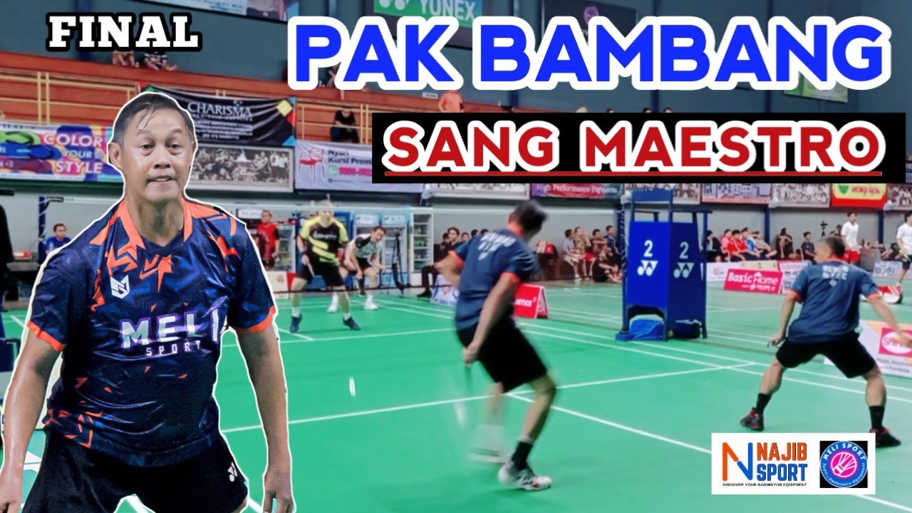PARA LEGEND PADA MASANYA MASIH PADA GACOR MAINNYA, FINAL VETERAN SESAME OPEN CANDRA WIJAYA.