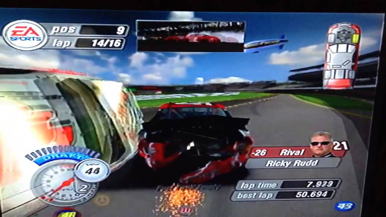 NASCAR Thunder 2004 Crash Compilation 6