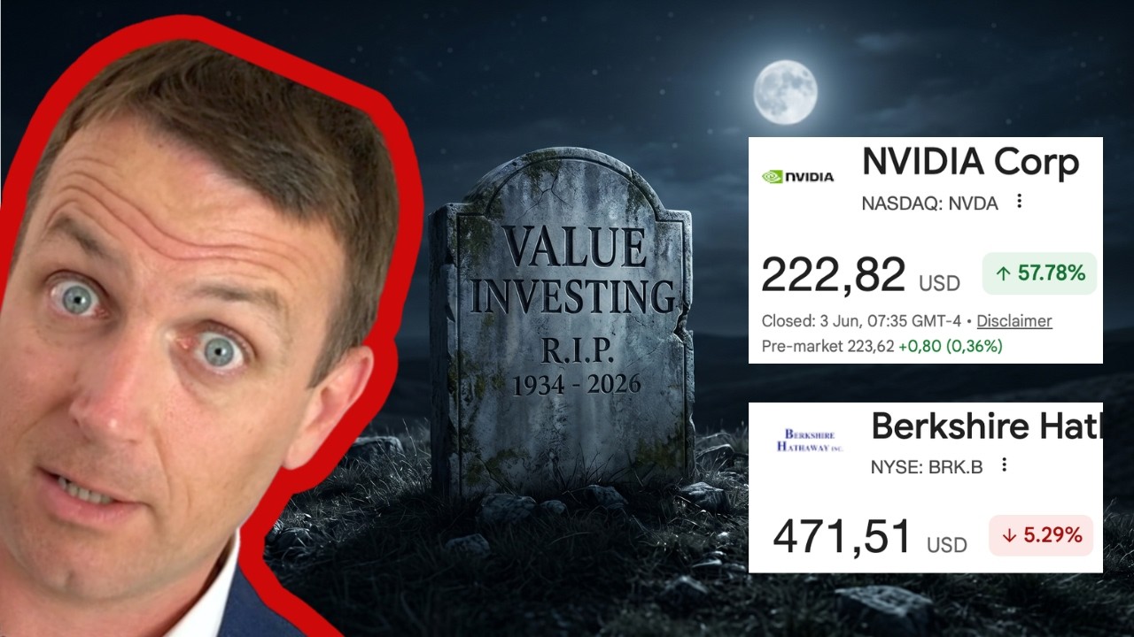 Value is Dead - NVDA (57% up last year) vs. BRK (down 5%)