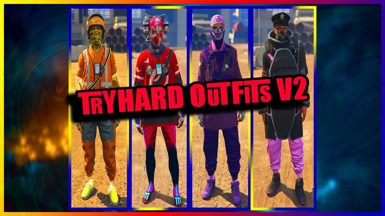 💀TRYHARD MODDED OUTFITS Version 2 GTAV (PC) (MALE) 💀XDEV editor