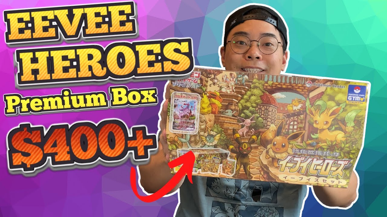 Opening a Pokemon Japanese Eevee Heroes Eeveelution Premium Box!