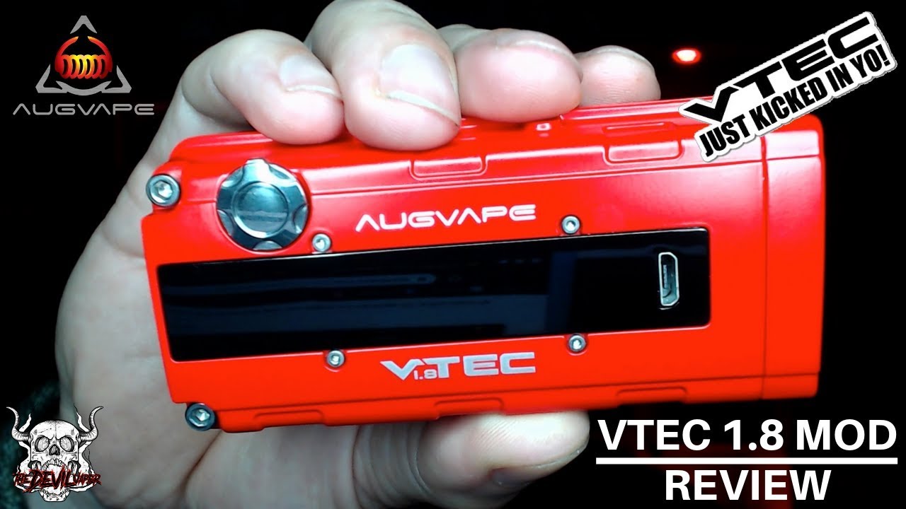 AUGVAPE VTEC 1.8 200w Box Mod Review - VTEC KICKED IN YO!