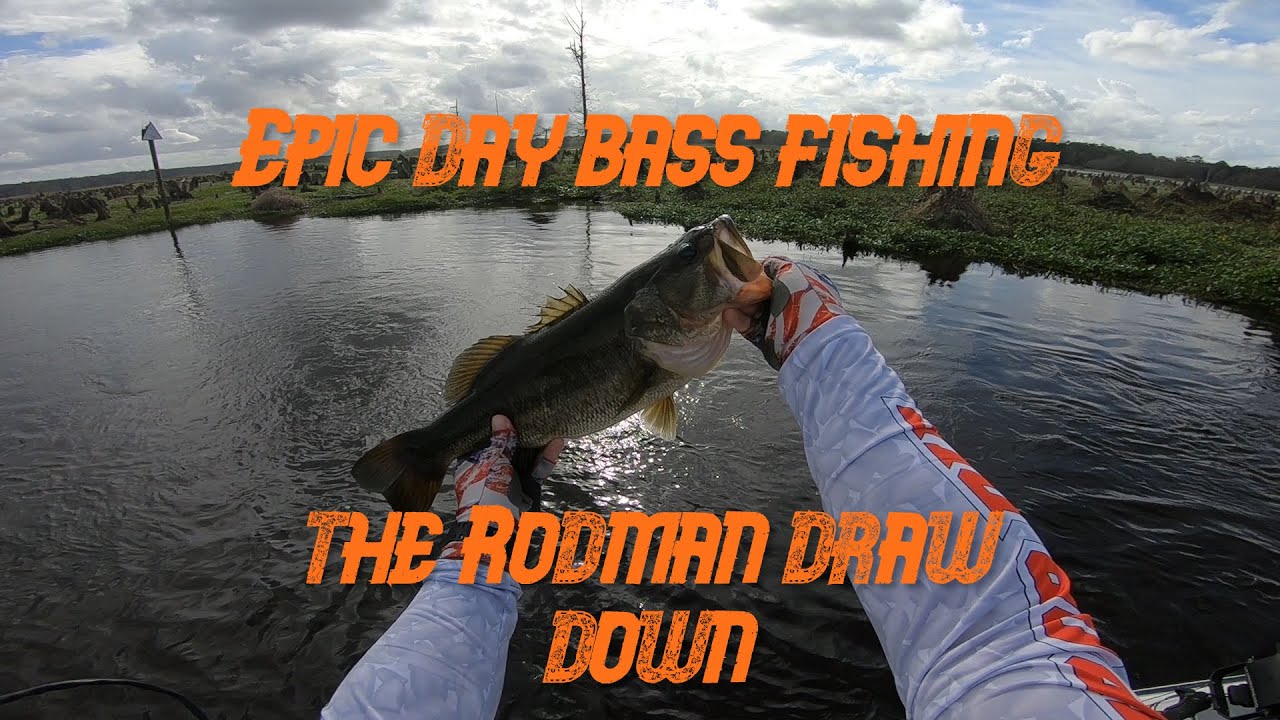 Epic day bass fishing the Rodman draw down