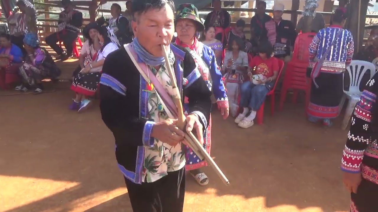 Lahu New Year's dance 2026- Make a New Year's ceremony at Hoetha Lahu village