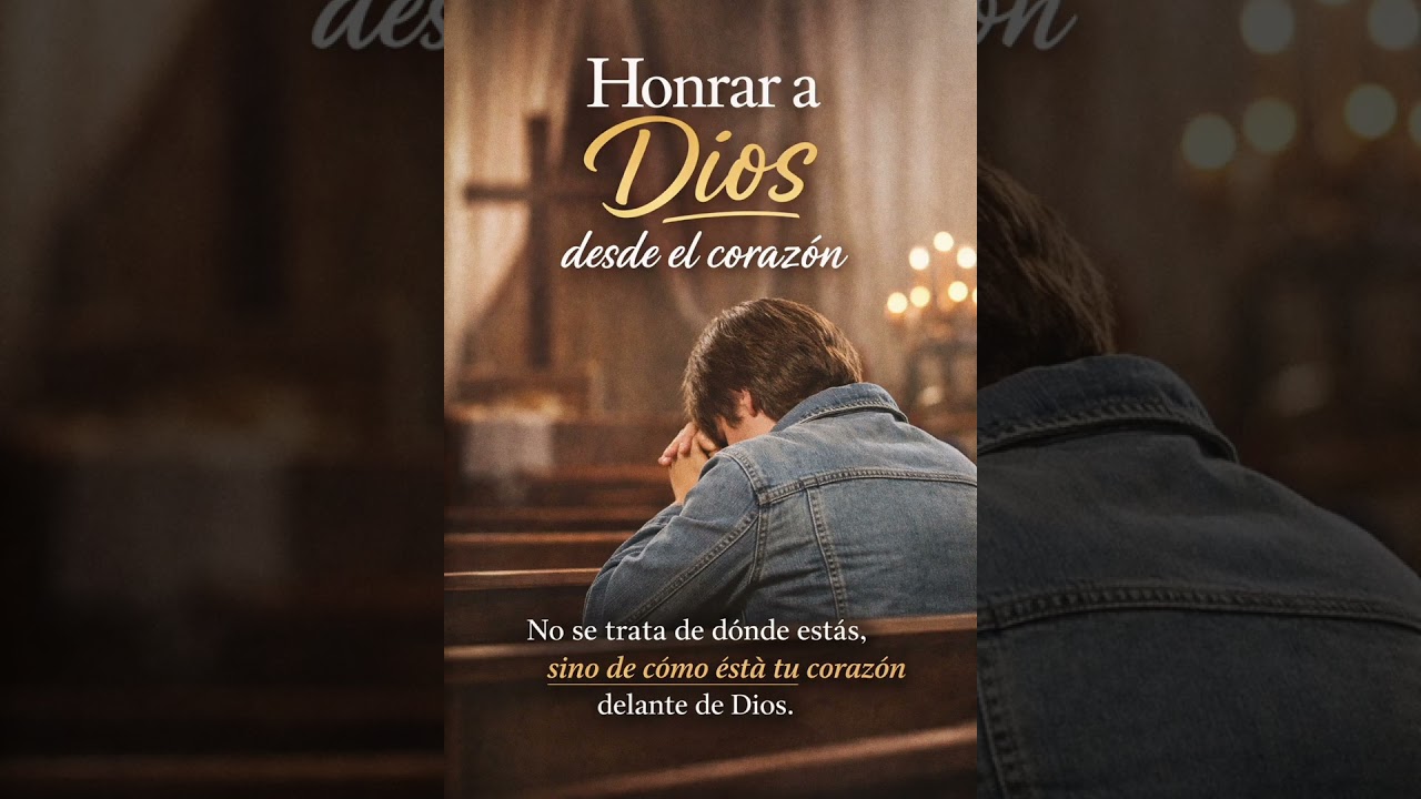 Un corazón que honra     Dios no busca apariencia, busca sinceridad.  #reflexion 