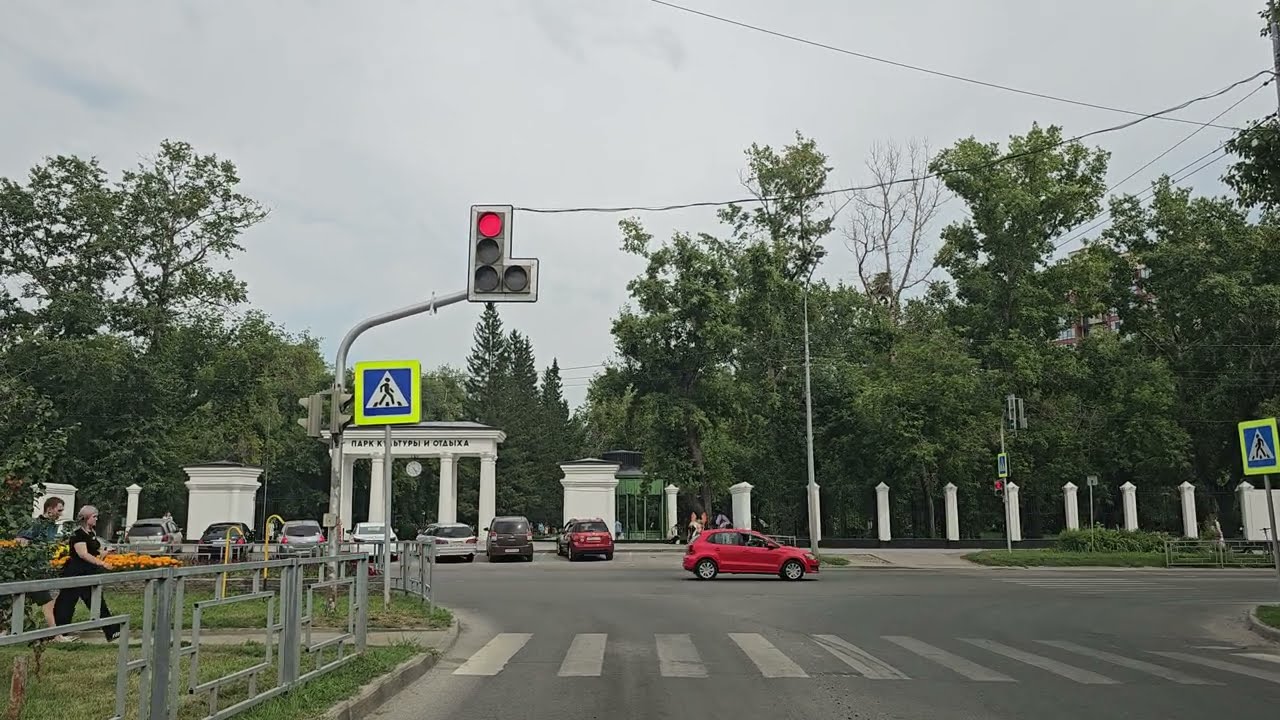 Из города Барнаул до Гребного канала