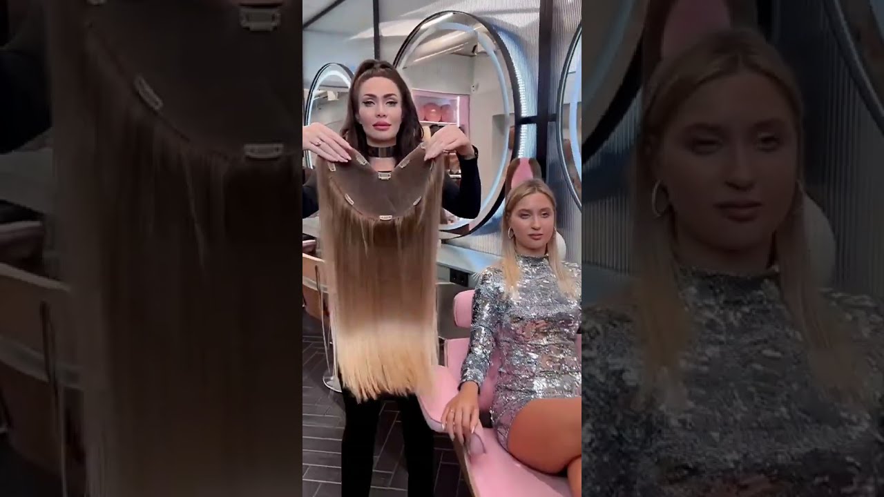 Get Thicker and Longer Hair in Minutes with Clip-In Hair Extensions - Fast and Easy Transformation!