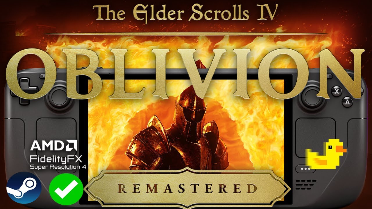 Elder Scrolls IV Oblivion Remastered Steam Deck Performance Tested In 2026: FSR 4 + Lossless Scaling