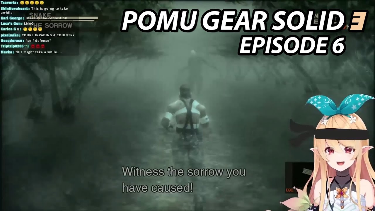 Pomu Rainpuff играет в Metal Gear Solid 3 (Highlights EP6: The Sorrow)【NIJISANJI EN】