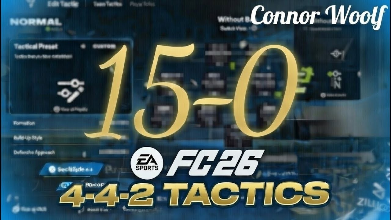 Лучшая мета-игра после патча FC26 442: пользовательская тактика 🔥😍