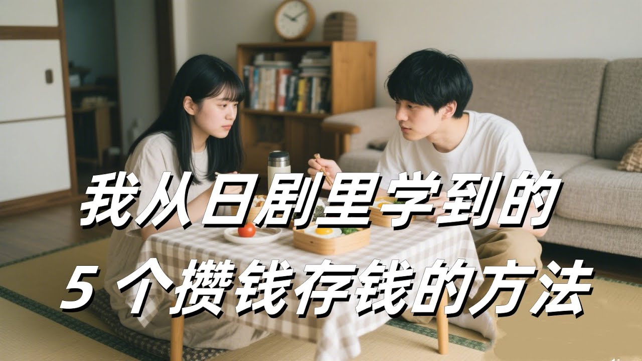 我从日剧里学到的 5 个攒钱存钱的方法