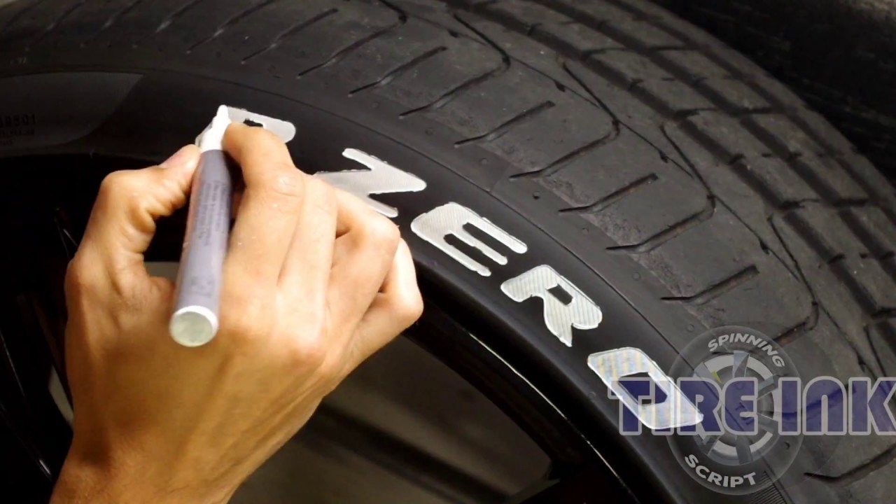 Tire Ink | Paint Pen For Car Tires | Permanent and Waterproof | Carwash Safe | 8 Colors Available