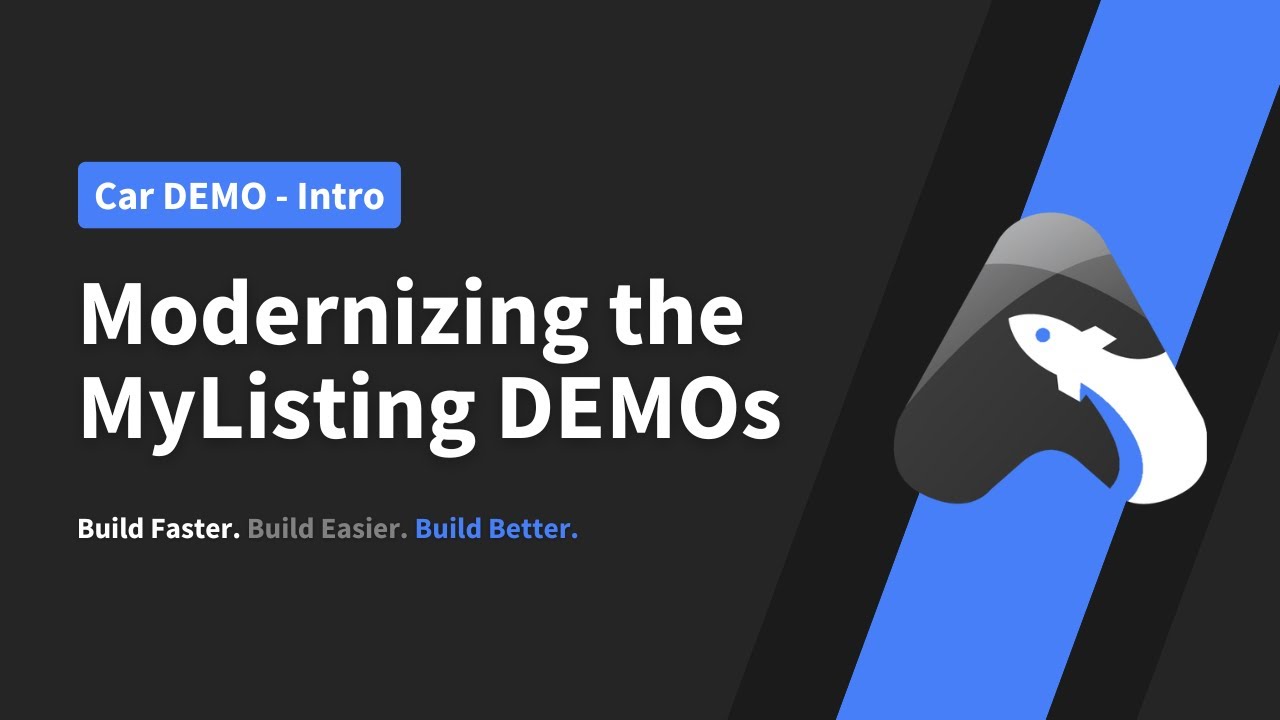 Modernizing the MyListing Car DEMO - Intro