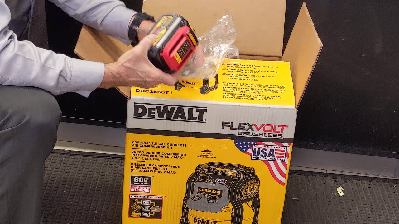 DeWalt DCC2560T1 Cordless Brushless 60V Compressor