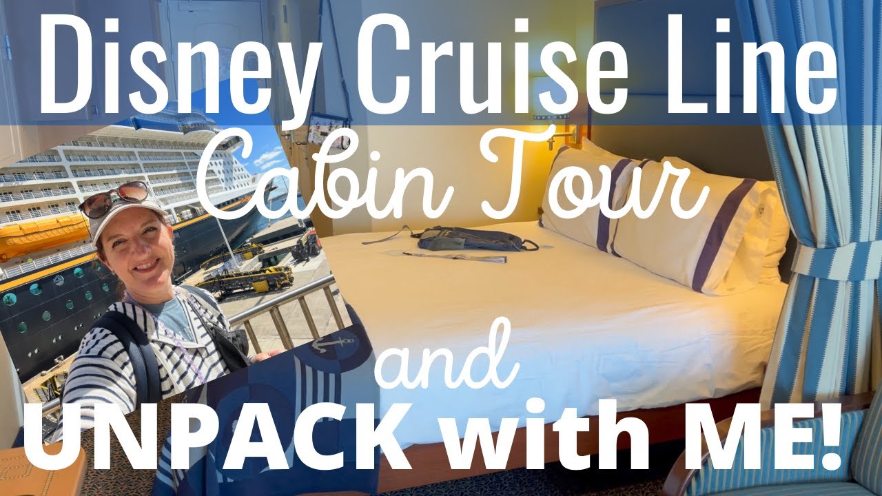 Disney Cruise Line Stateroom Tour and Unpack With Me!