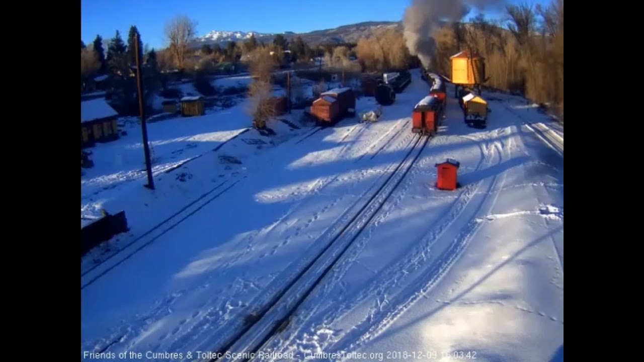 12/9/2018 Cumbres and Toltec Christmas Trains 2018 Sunday train 5