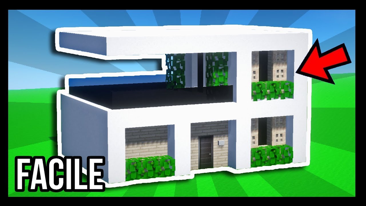COMMENT CONSTRUIRE UNE MAISON MODERNE ? 🏠🏠 Tuto Build Minecraft