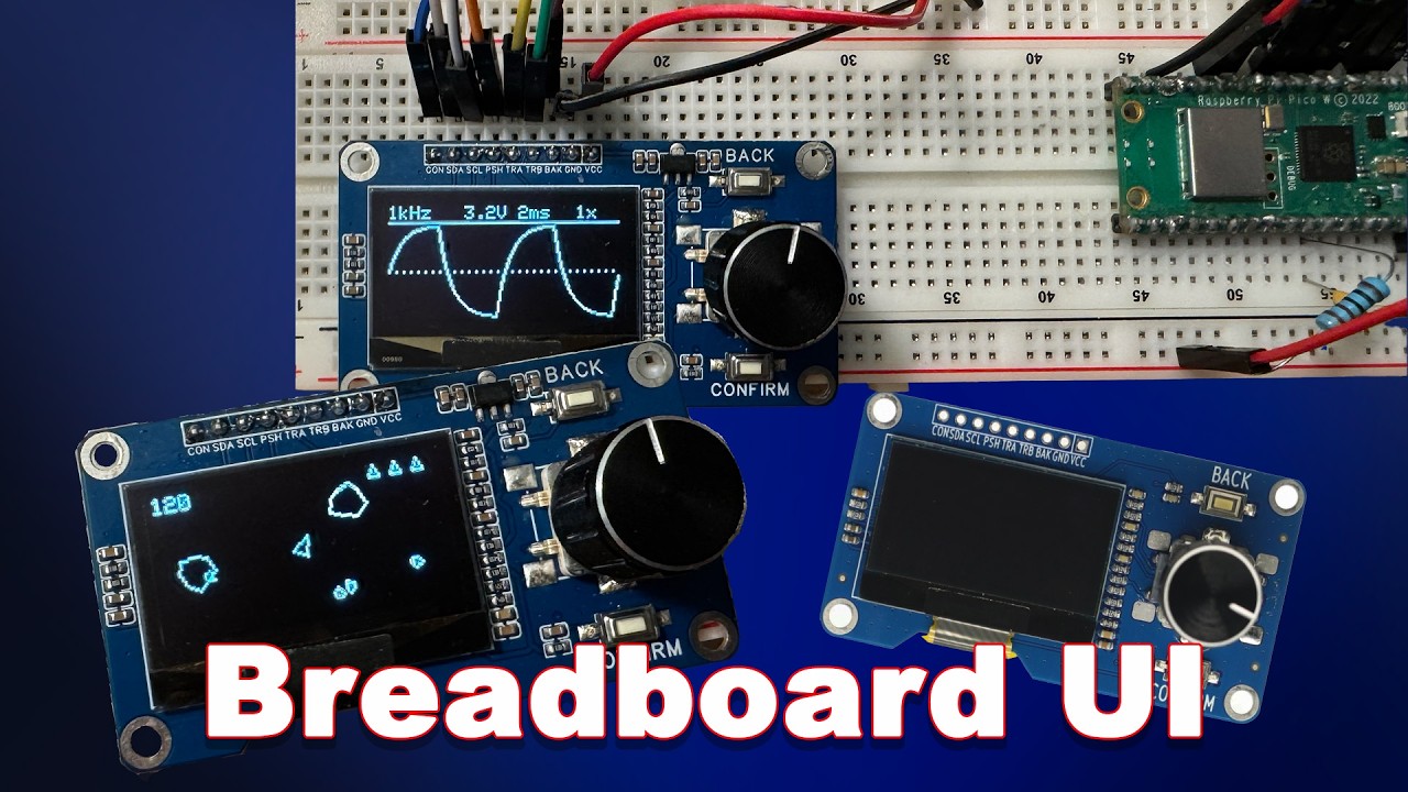 Создавайте сложные интерфейсы для ваших проектов на базе Pi Pico, STM/ESP32 и Arduino.