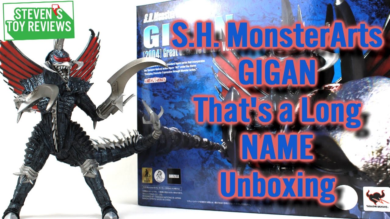 S.H. MonsterArts Gigan 2004 Great Decisive Battle Ver Unboxing