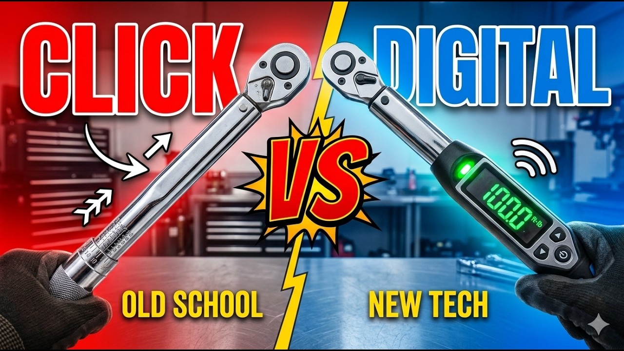 Digital vs. Click Torque Wrench &mdash; Don't Buy the Wrong One!
