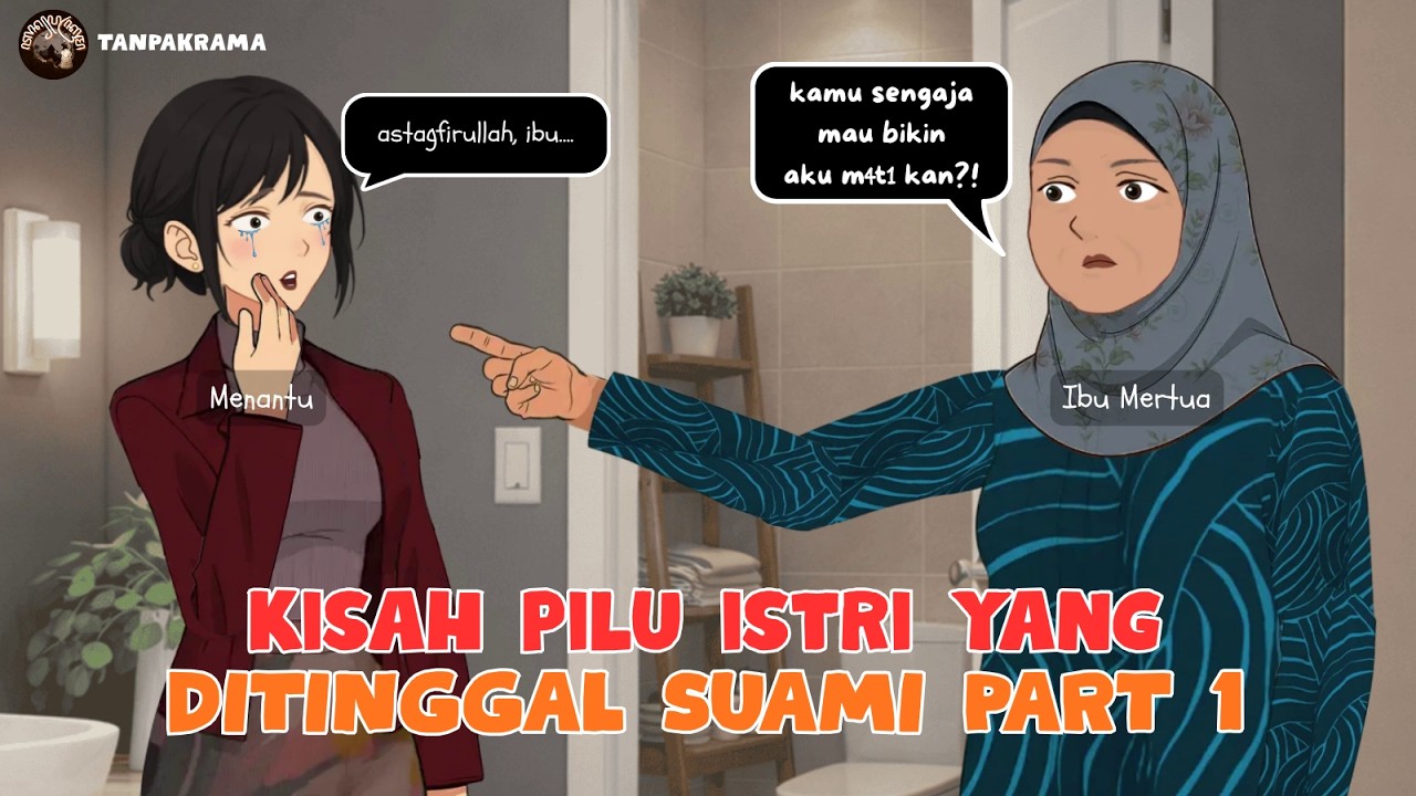 Kisah Pilu Istri Ditinggal Suami Part 1 - Pejuang Garis Dua Dihina Mertua - Drama Animasi Cinta