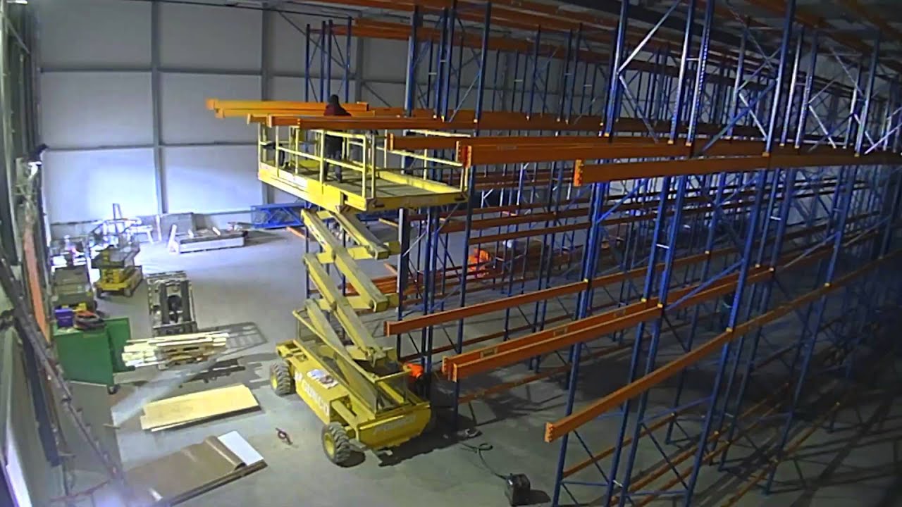 Magazijninrichting - opbouwen palletstelling