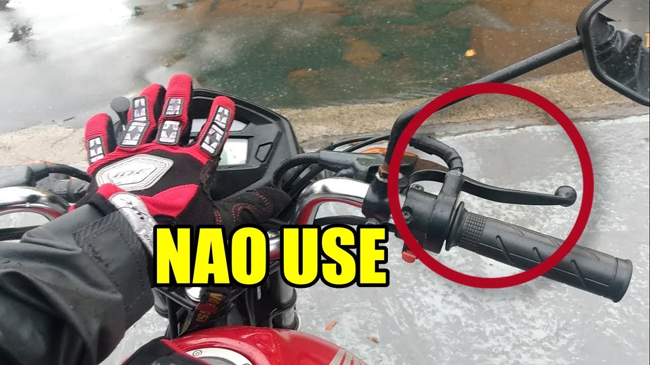 5 SITUAÇÕES PRA NÃO USAR O FREIO DIANTEIRO DA MOTO