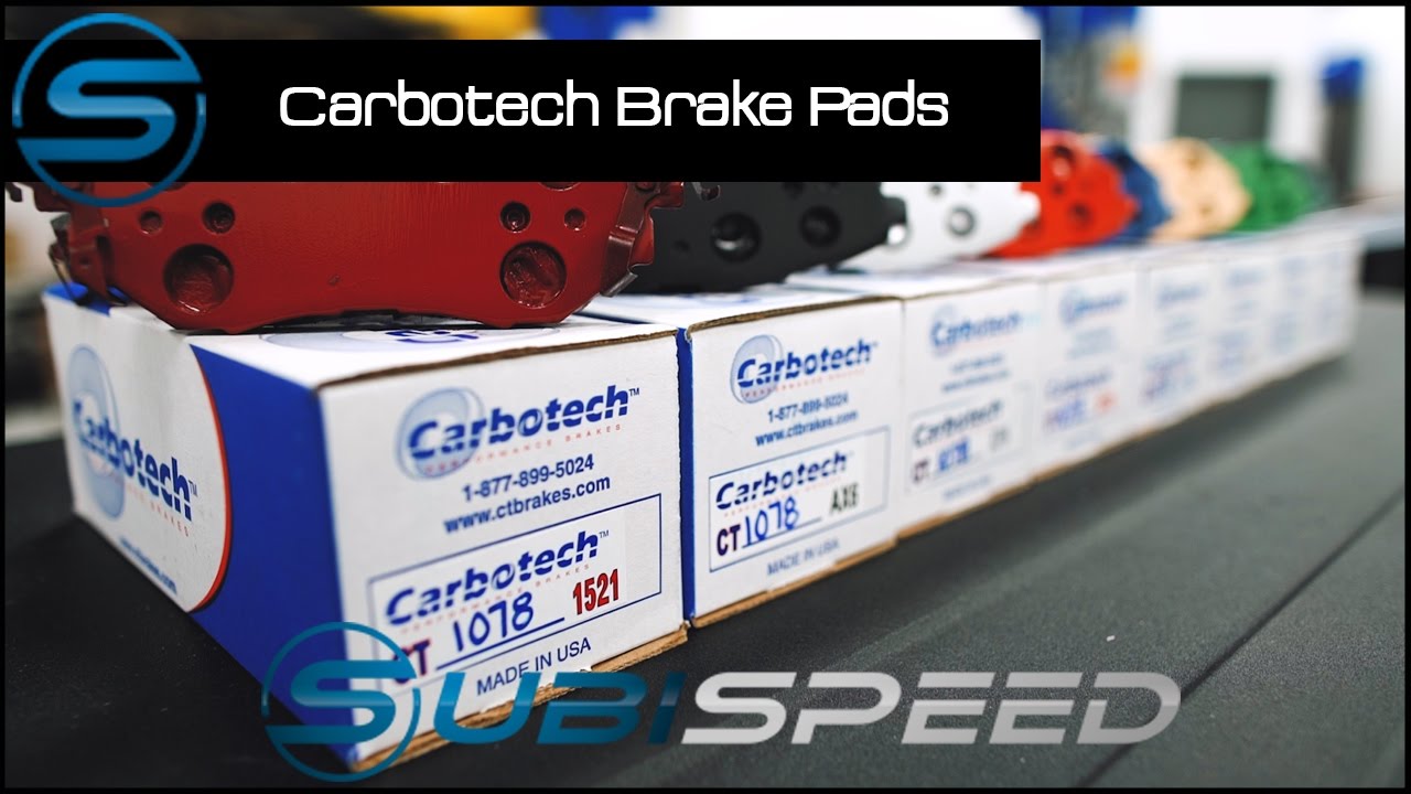 Обзор тормозных колодок Subispeed - Carbotech