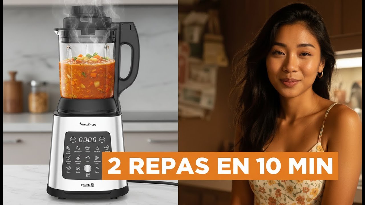 Blender Chauffant Moulinex Perfectmix Cook : 2 Repas en 10 Min (Le Hack que Personne ne Montre)
