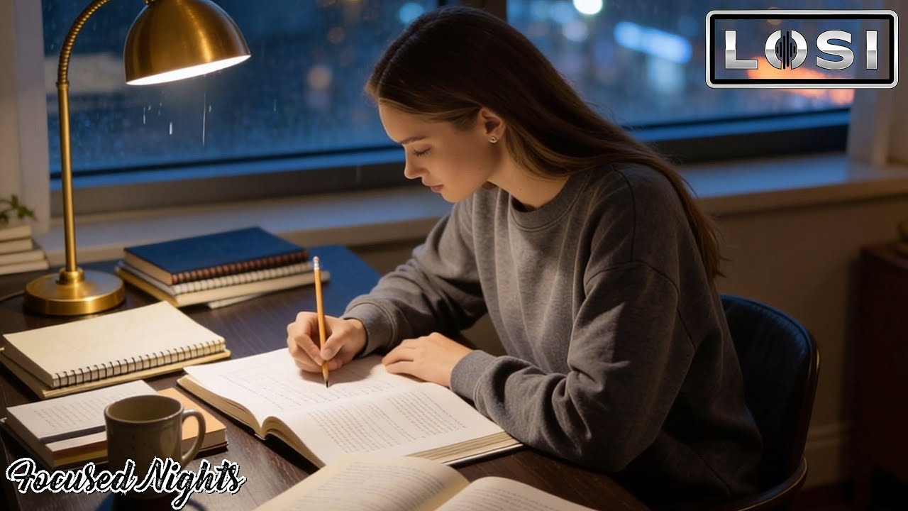 Focused Nights | Lo-fi beats for studying, deep focus and late night work