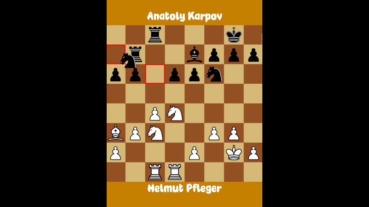 Helmut Pfleger vs Anatoly Karpov ◉ Montilla Chess Tournament 1976