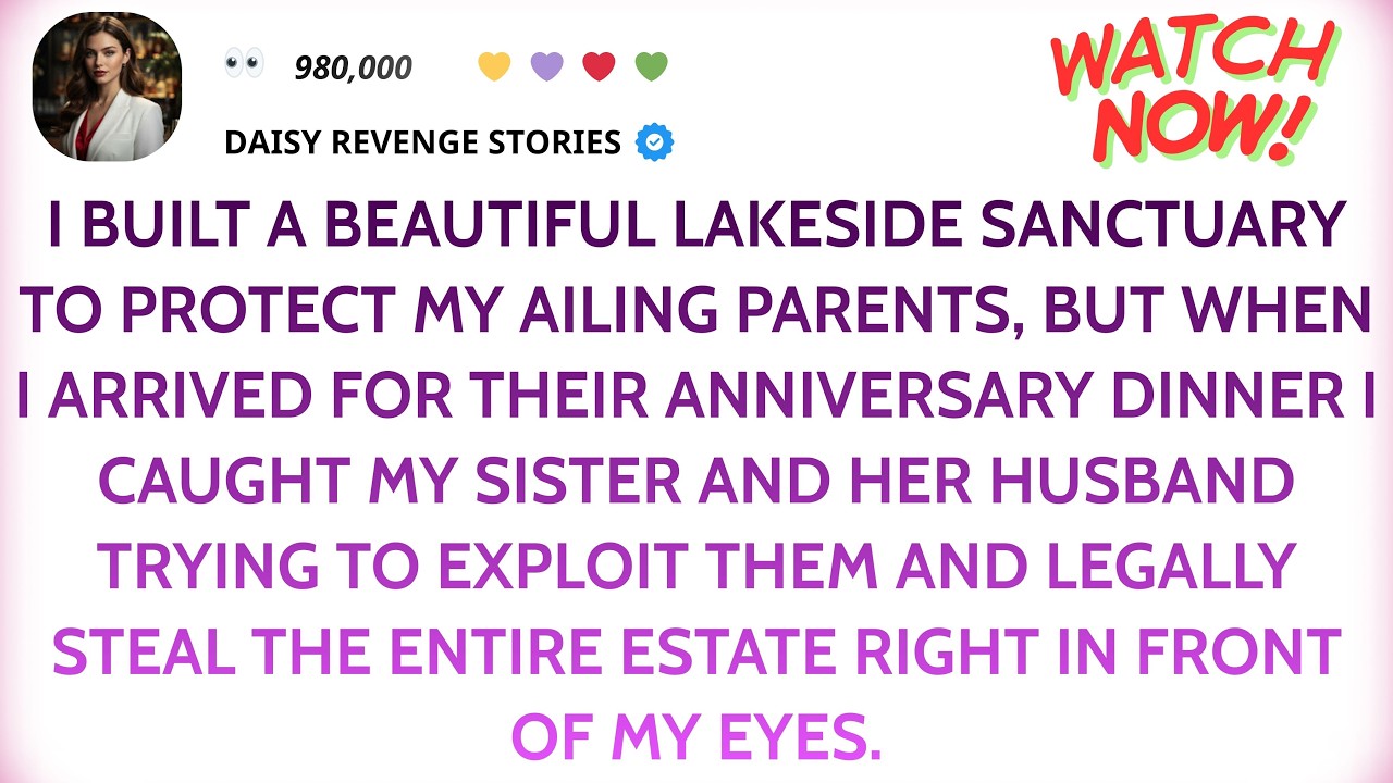 I Built My Parents A $310,000 Lakeside Cottage For Their 40th Anniversary — When I Arrived, My Si...
