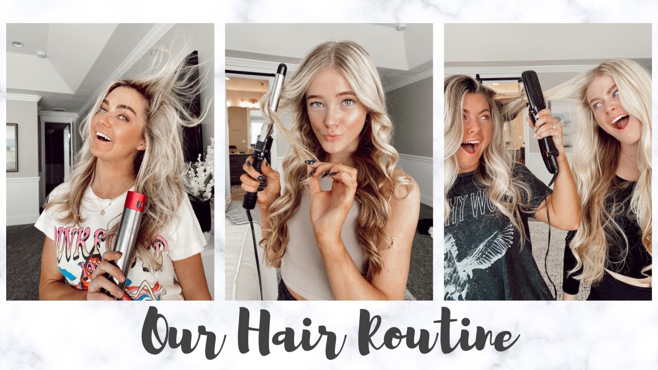OUR HAIR ROUTINES!!