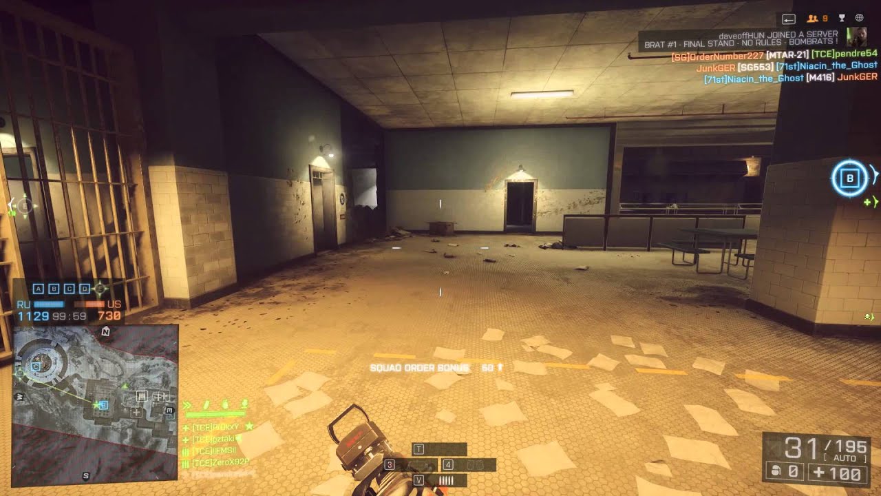 BF4 Operation Locker 1200 tickets, AEK gameplay, full round, PC Ultra settings, 1080P