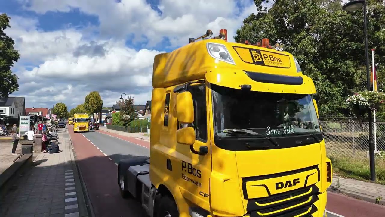 Truckrun Ede doorkomst Harskamp