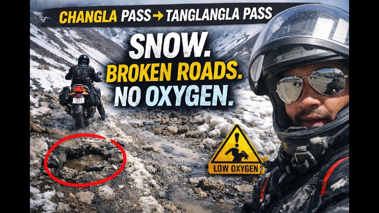 Pangong Lake to Tanglang La Bike Trip via mighty Chang La Pass | Ladakh Extreme Ride | Classic 350