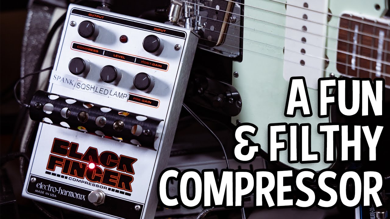 EHX's Black Finger Optical Tube Compressor Defies Boredom