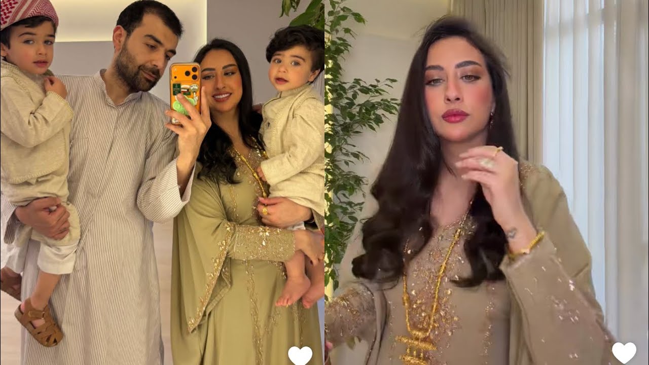 فرح الهادي معزومه للفطور لبيت عقيل😍لبست ذهبها وكشخت ❤️‍🔥🥰