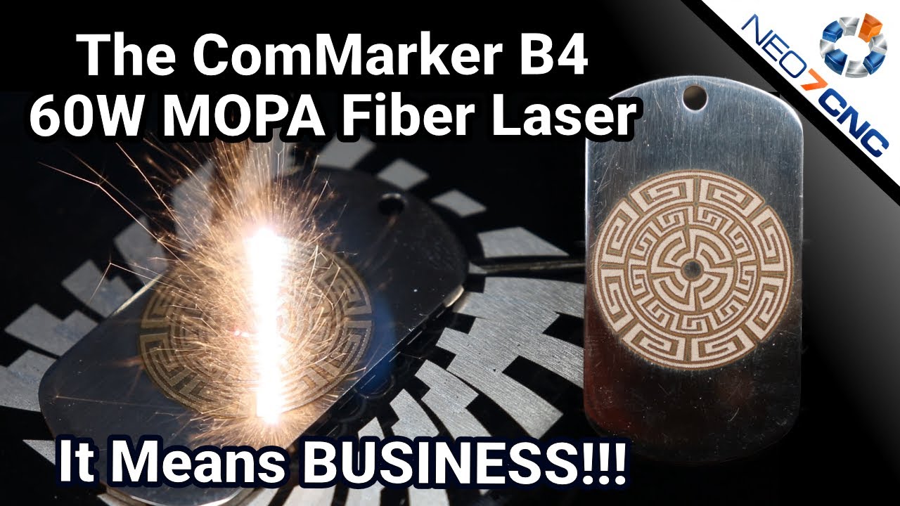 Это серьёзно! — волоконный лазер ComMarker B4 MOPA мощностью 60 Вт