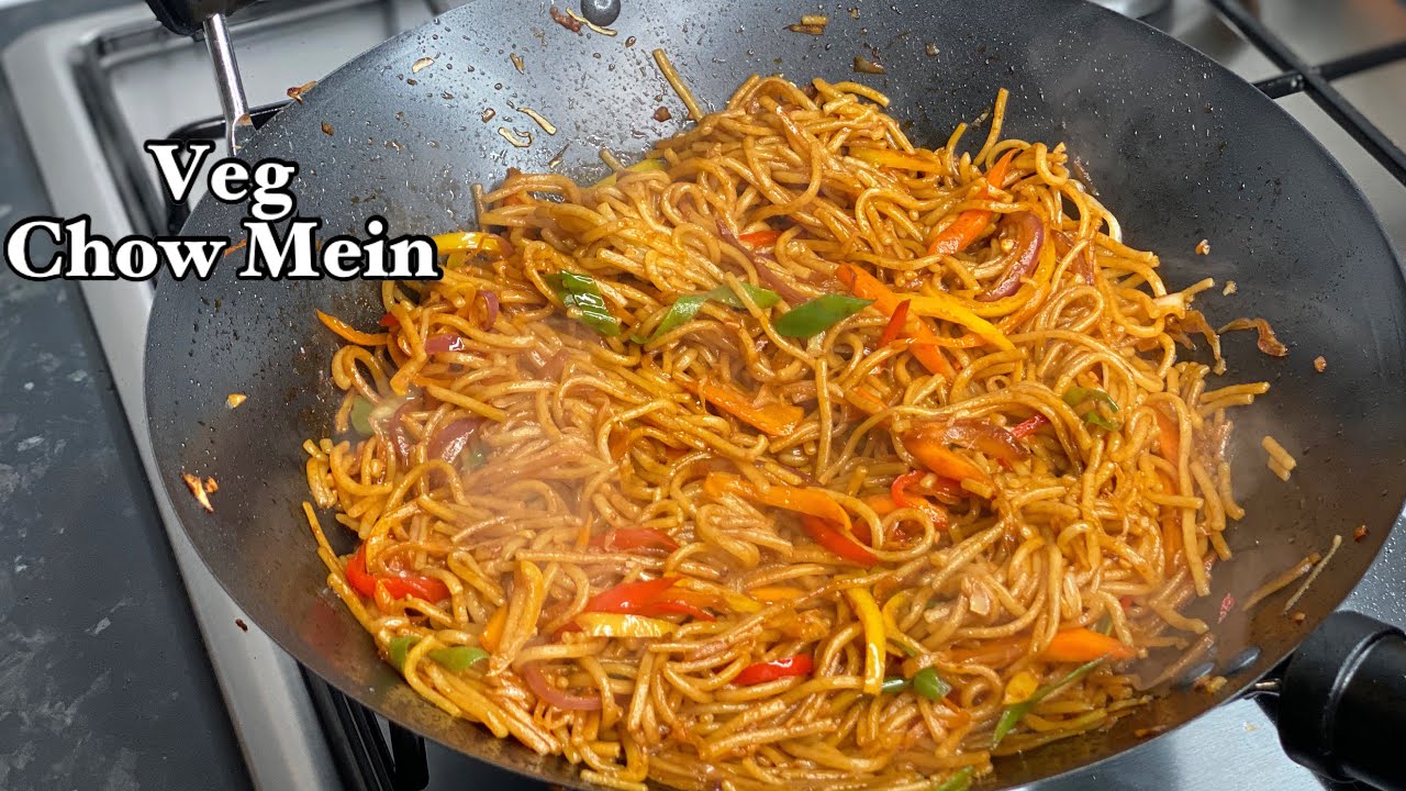 Street Style Veg Chow Mein || Desi Veg Chow Mein noodles recipe