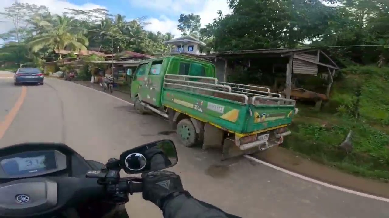 Compostela-Cateel Alternative Road via Aliwagwag Falls