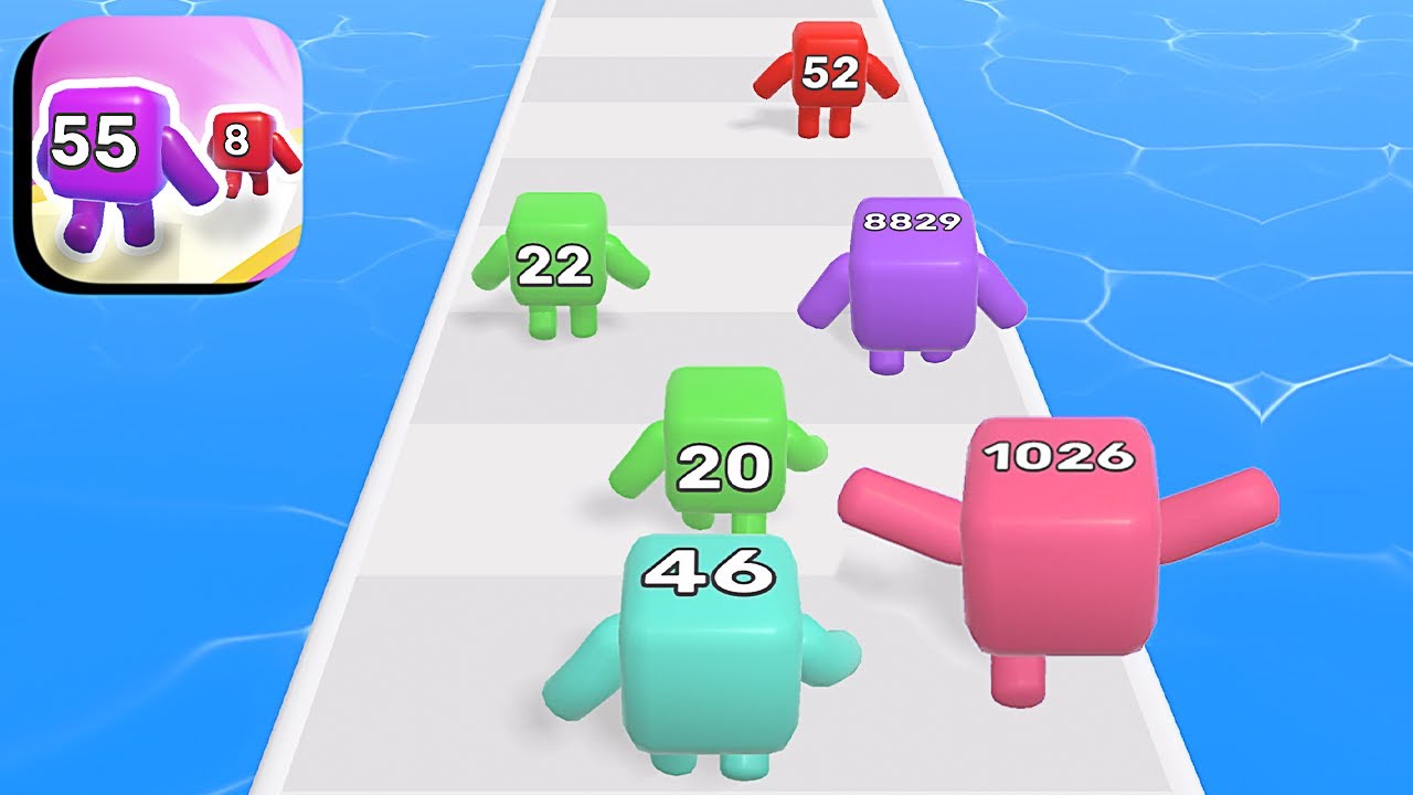 Level Up Numbers ​- All Levels Gameplay Android,ios (Levels 1-6)