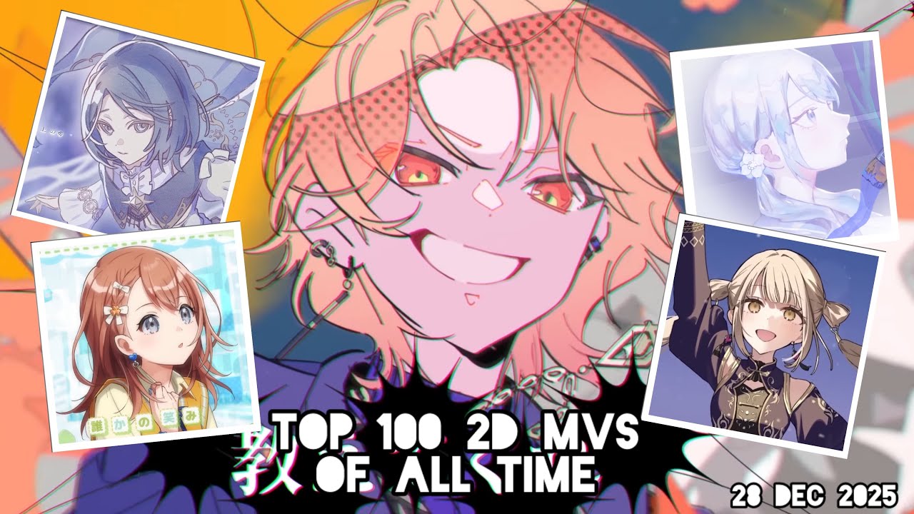 Top 100 Most Viewed Project Sekai 2D MVs of all time (28 Dec 2025)