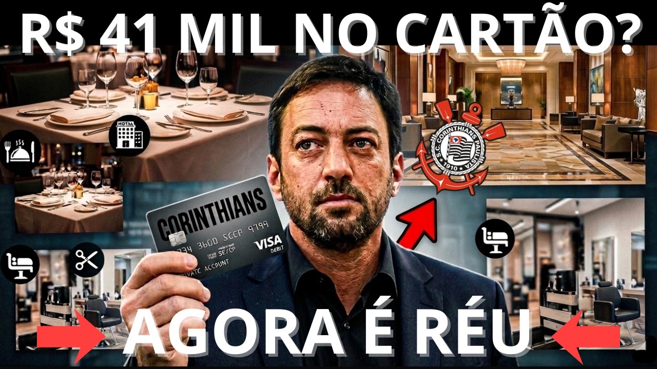 DUÍLIO VIRA RÉU POR GASTOS COM CARTÃO DO CORINTHIANS!