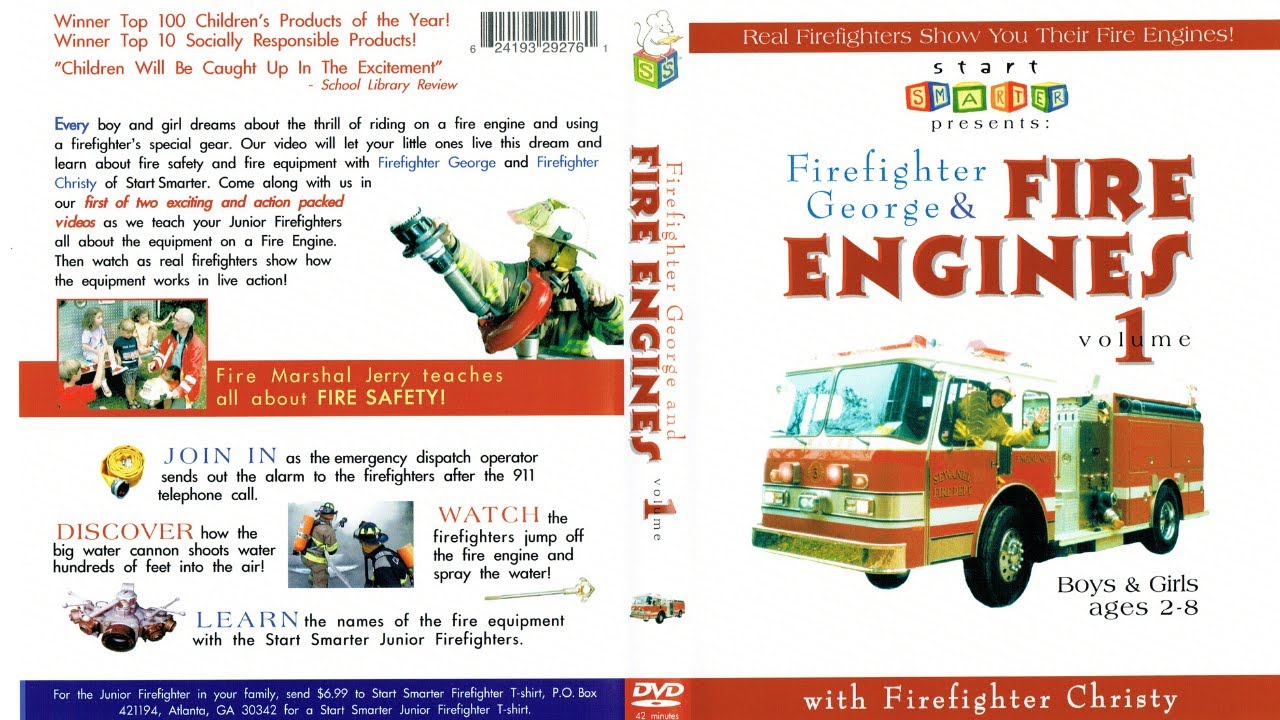 Best Fire Engines video for kids | Volume 1 | With Firefighter George