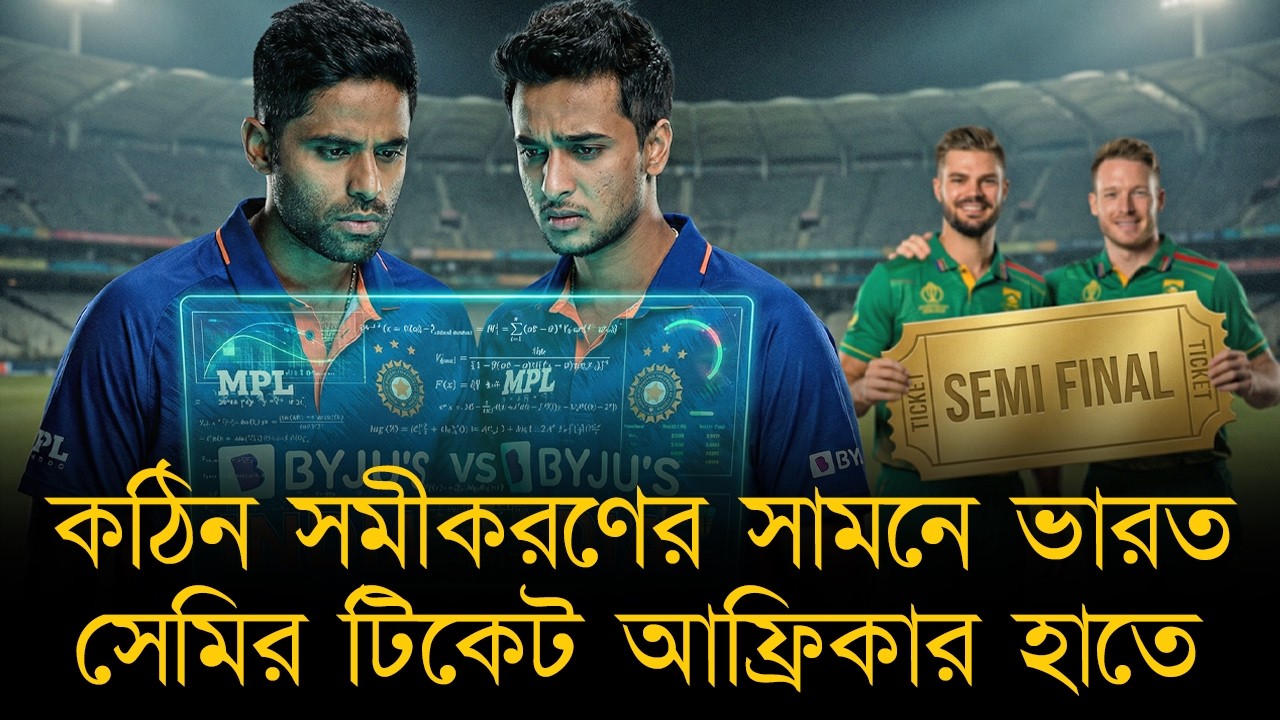 কঠিন সমীকরণের সামনে ভারত, সেমির টিকেট আফ্রিকার হাতে; আরেক ম্যাচ হারলেই সব অংক শেষ