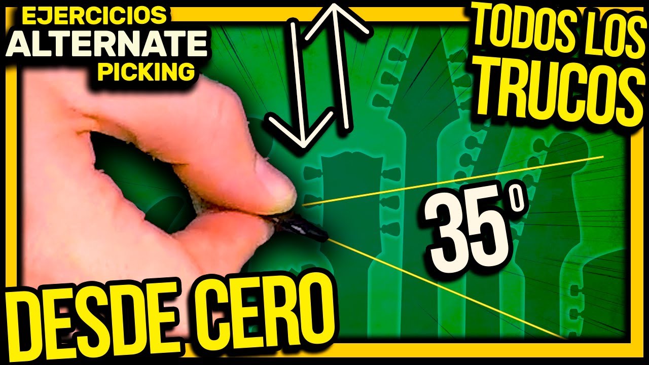 01 🔀 Introducción al ALTERNATE PICKING, Alternative picking, pua alterna, pua y contrapúa...