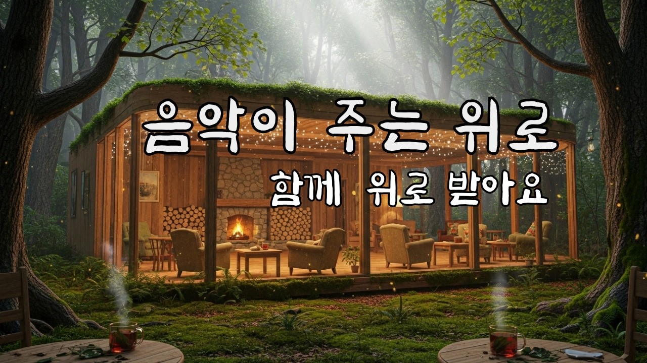 모든 근심 걱정  여기다가  다 내려놓고  음악과  함께  쉬다가 잠드세요🌙  아무 생각 없이, 그냥 쉬세요  오늘도 잘 버텼어요🌆잠들기 전, 이 음악 하나면 충분해요
